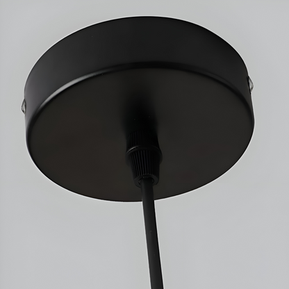 RusticLume Lampada | Lampada a sospensione industriale nera, regolabile in altezza e moderna