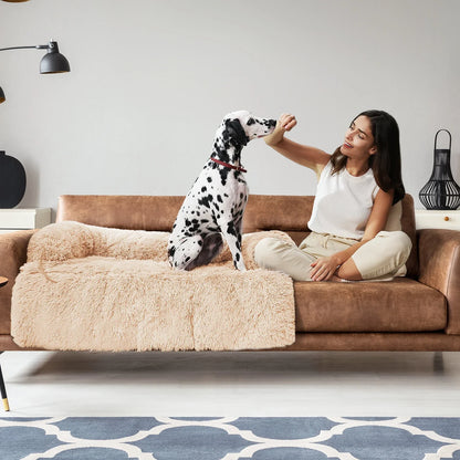 Lit pour chien Pawz Road Fluffy | Coussin de protection pour canapé | Modulaire & lavable | Antidérapant | Pour chiens de toutes tailles