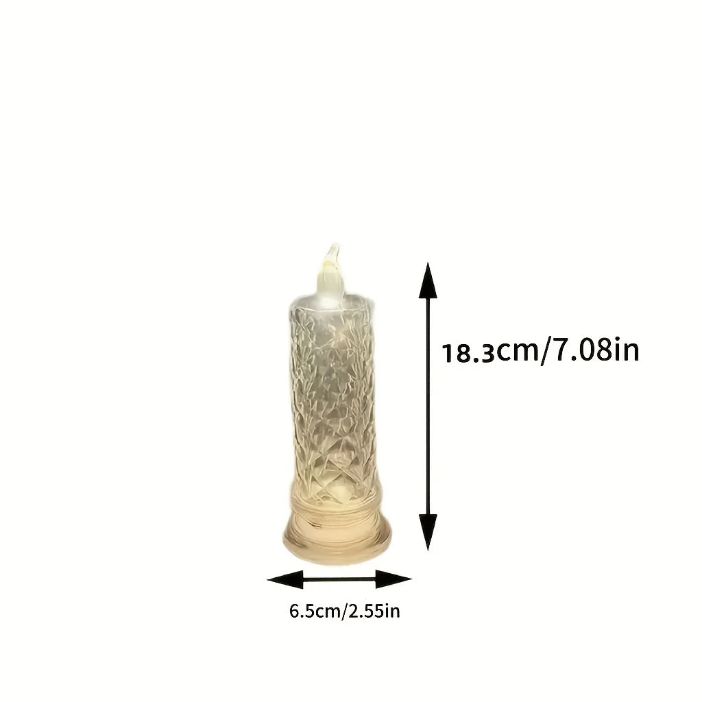 Wickora | LED Kerzen mit Wachsmantel, Fernbedienung und Timer