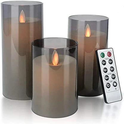 Lumièrea | LED Kerzen Set mit Fernbedienung, Flackereffekt und Timer
