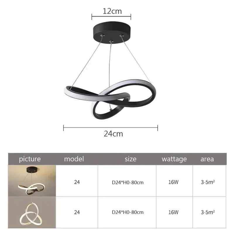 Nivoa Tynn | Lampada a sospensione LED sottile in stile scandinavo per corridoio e soggiorno
