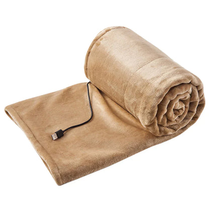 Thermuva Soft | Portable USB Heated Blanket with 3 Heat Settings for Home & On the Go