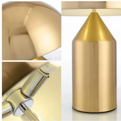 Lampada da tavolo Altessa Oro – Lampada di design di lusso in oro con controllo touch