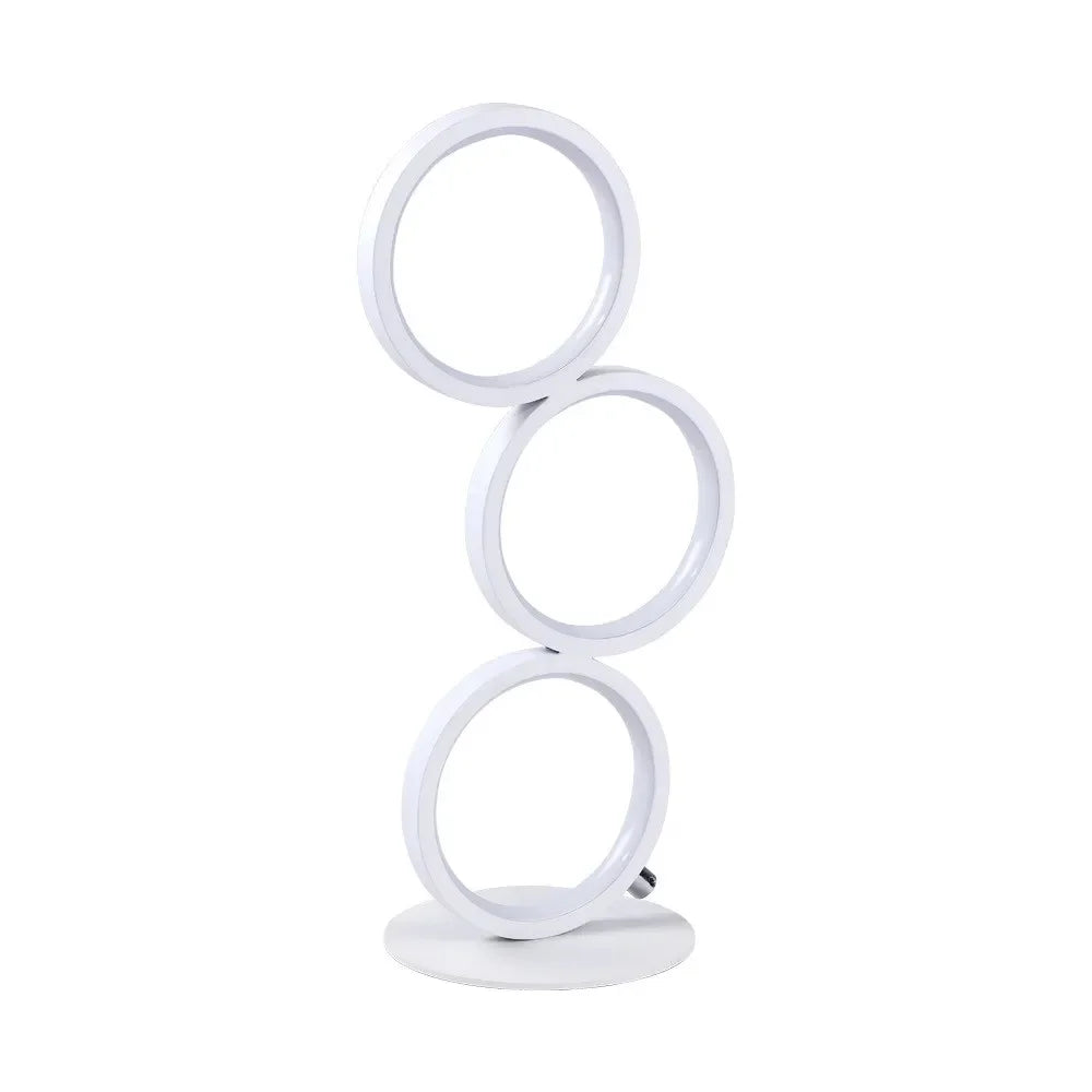 Aurora Glow | Lampada da tavolo LED moderna | Luce design dimmerabile con 3 modalità colore per ambienti abitativi e di lavoro