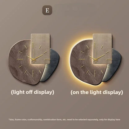 Auralume Circa | Horloge murale LED avec design moderne