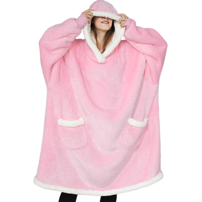 Snuvia | Kuscheldecke mit Ärmeln aus flauschigem Fleece für Sofa und Lesen
