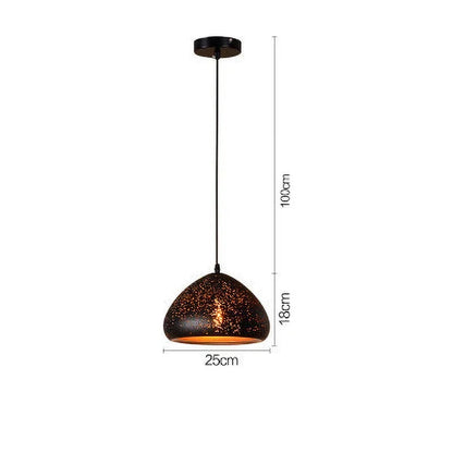 Noctyra | Lampada a sospensione vintage in ferro stile loft scandinavo