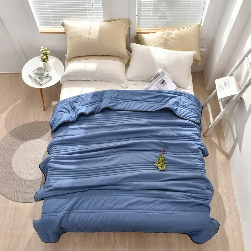BrisaLyn Lite | Couverture pondérée estivale avec effet rafraîchissant pour nuits chaudes