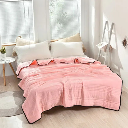 BrisaLyn Lite | Couverture pondérée estivale avec effet rafraîchissant pour nuits chaudes