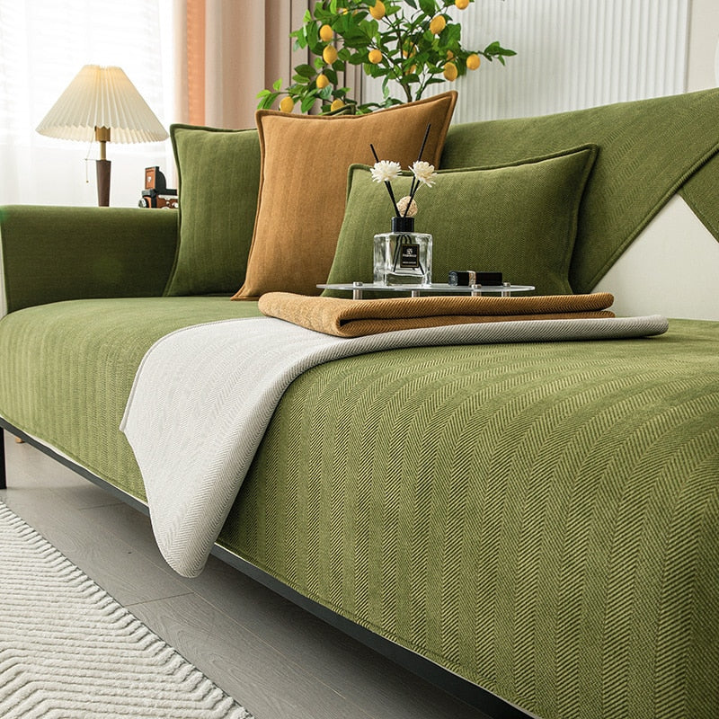 Chenova | Non-Slip Chenille Sofa Cover, Soft and Stays in Place