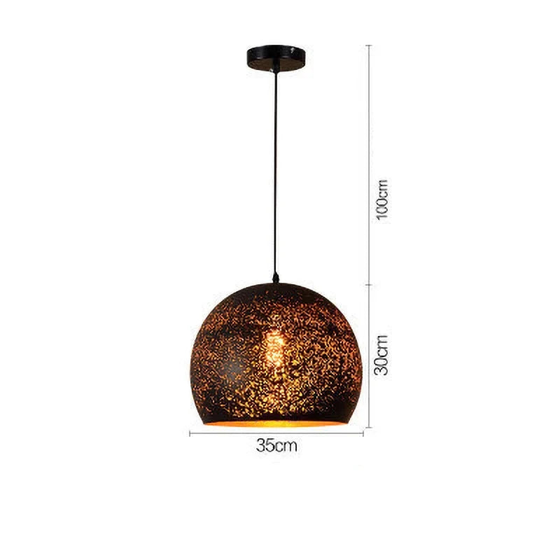 Noctyra | Lampada a sospensione vintage in ferro stile loft scandinavo