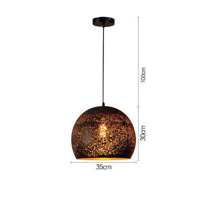 Noctyra | Lampada a sospensione vintage in ferro stile loft scandinavo