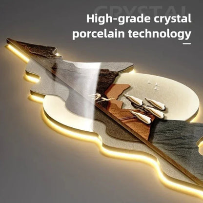 Auralume Circa | Horloge murale LED avec design moderne