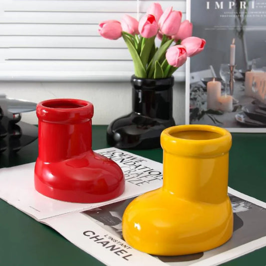 Terrato Boot | vaso in ceramica a forma di stivale