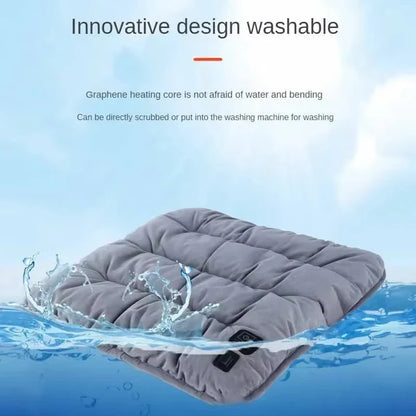 Torvena | Coussin chauffant USB pour siège auto avec chauffage au graphène et 3 niveaux