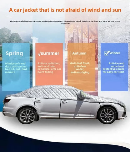 Autelva | Waterproof Oxford Fabric Car Cover for Saloon, Hatchback, SUV and MPV