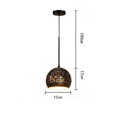 Noctyra | Lampada a sospensione vintage in ferro stile loft scandinavo