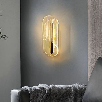 Lirien Alva | Applique LED in acrilico in stile scandinavo per camera da letto e soggiorno
