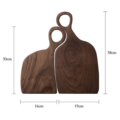 Lignara Zoë | Tagliere in legno di noce con foro per appendere