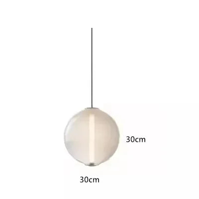 Pyrrhos | Lampada a sospensione in vetro scandinava per camera da letto e sala da pranzo