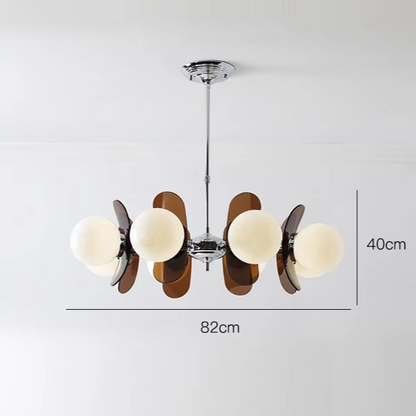 Ardane | Lampadario retrò Bauhaus in metallo
