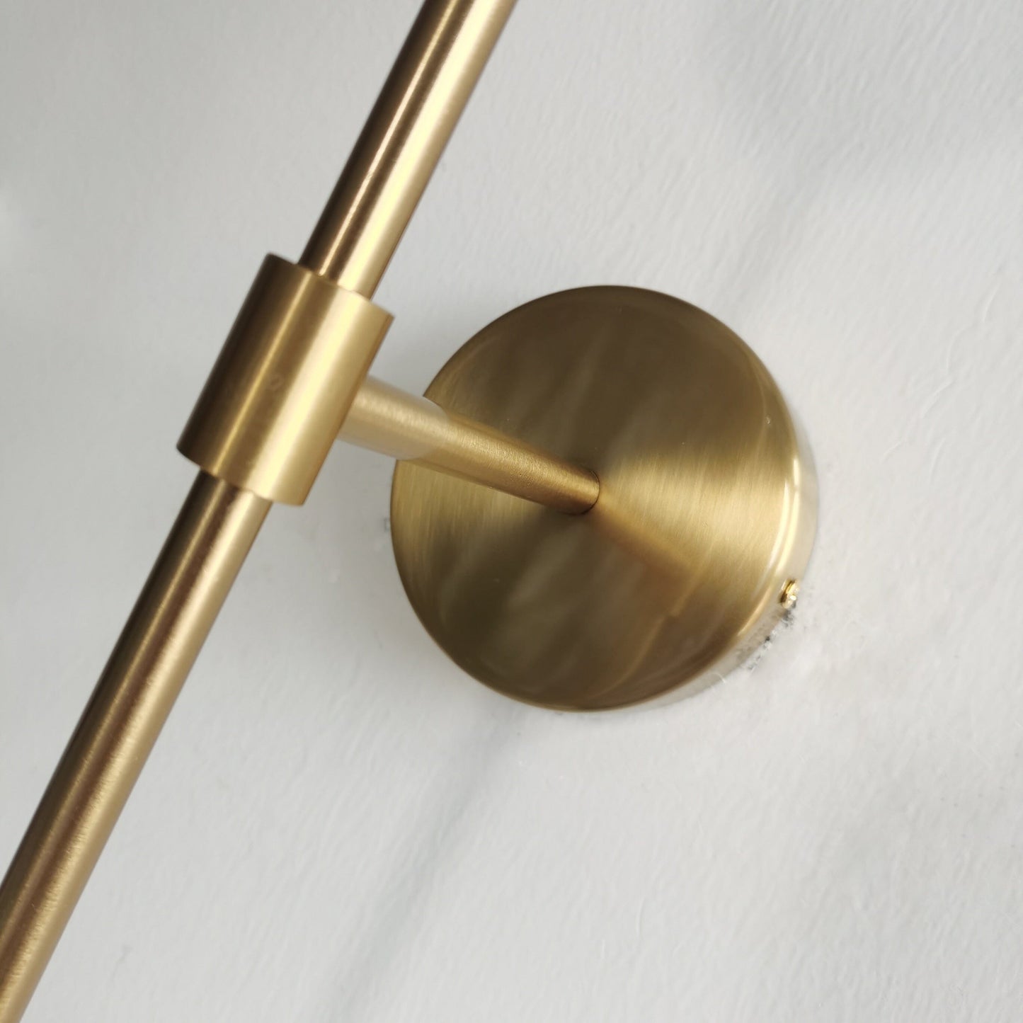 Lampada da parete LED in vetro satinato rotonda – Lampada da parete minimalista con luce soffusa