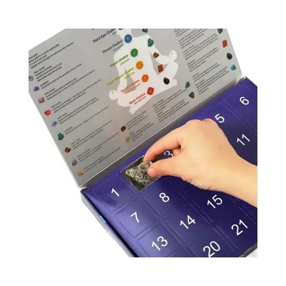 Gemmora | Adventskalender Kinder mit 24 Edelsteinen und Kristallen