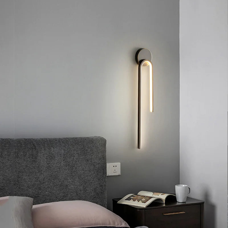 Limae Veya | Applique LED minimalista in stile scandinavo per camera da letto e bagno