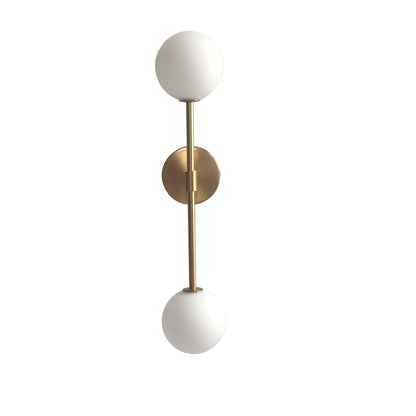 Lampada da parete LED in vetro satinato rotonda – Lampada da parete minimalista con luce soffusa