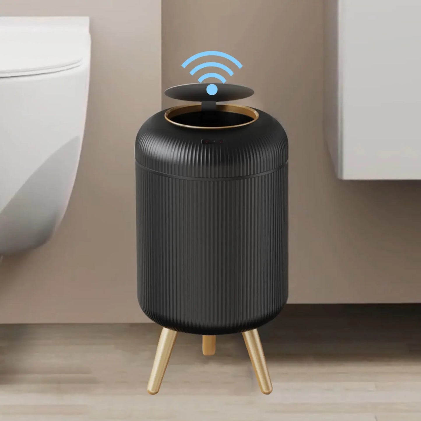 Vekkio Sense | automatic trash can with motion sensor for bathroom, kitchen, or office