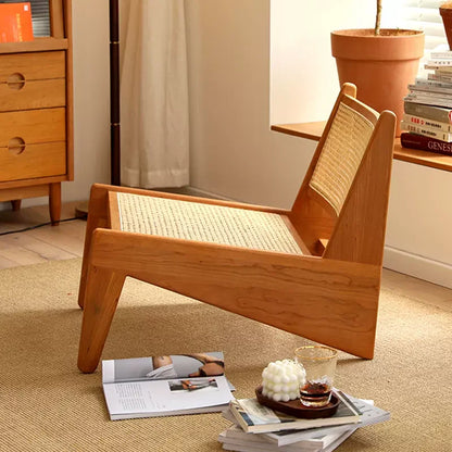 Lunair Canapé | Loungesessel aus Holz & Rattan im französisch-skandinavischen Stil