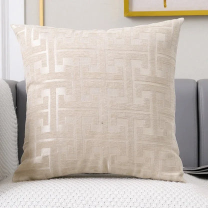 Amarae – Housse de coussin décorative brodée sans rembourrage pour canapé et salon