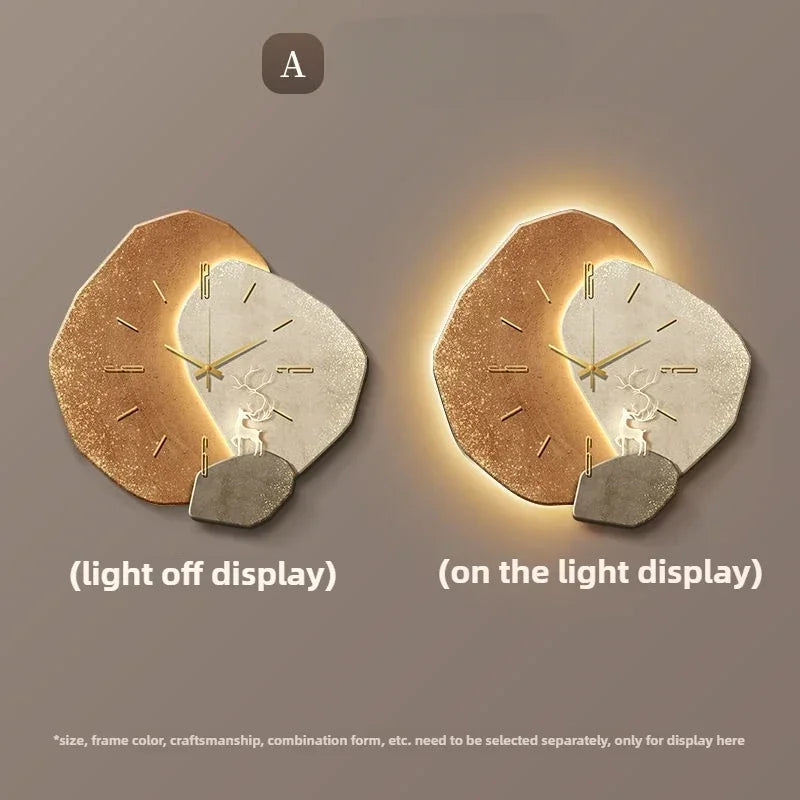 Auralume Circa | Horloge murale LED avec design moderne