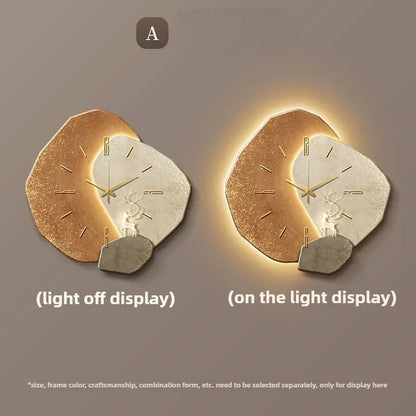 Auralume Circa | Horloge murale LED avec design moderne