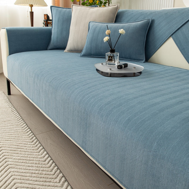 Chenova | Non-Slip Chenille Sofa Cover, Soft and Stays in Place