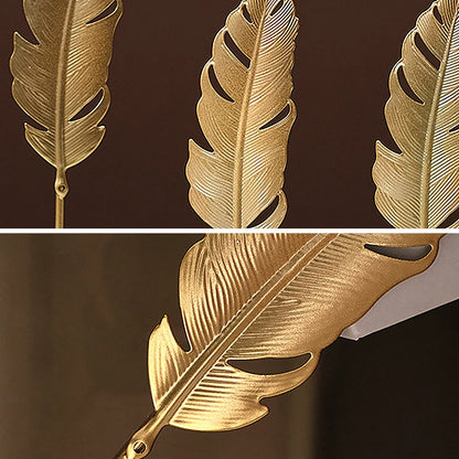 Aurelia Ginkka | Gilded ginkgo leaf sculpture for home & office décor