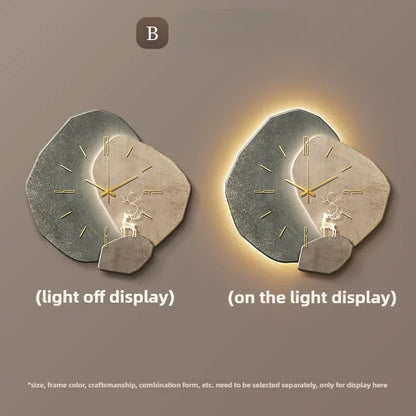 Auralume Circa | Horloge murale LED avec design moderne
