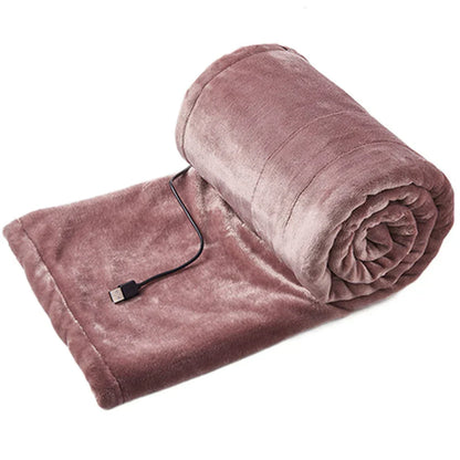 Thermuva Soft | Portable USB Heated Blanket with 3 Heat Settings for Home & On the Go