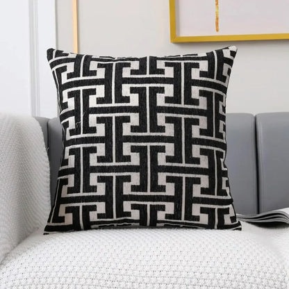 Amarae – Housse de coussin décorative brodée sans rembourrage pour canapé et salon