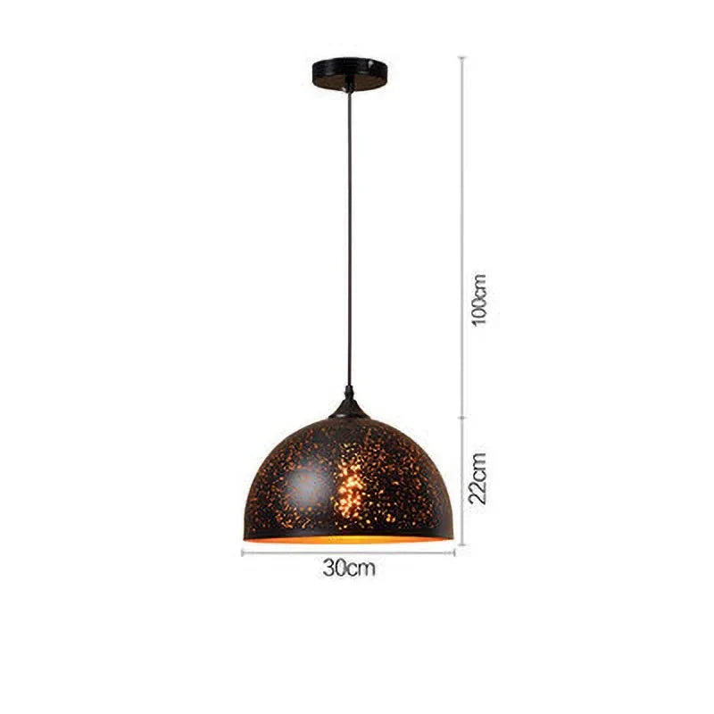 Noctyra | Lampada a sospensione vintage in ferro stile loft scandinavo