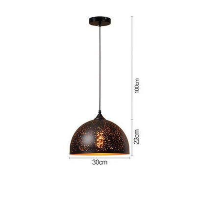 Noctyra | Lampada a sospensione vintage in ferro stile loft scandinavo