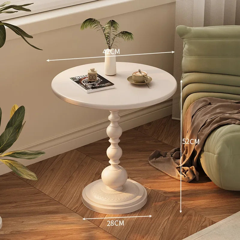 Mariselle – Tavolino rotondo vintage moderno