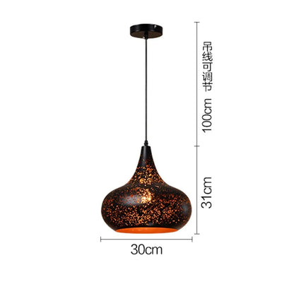 Noctyra | Lampada a sospensione vintage in ferro stile loft scandinavo