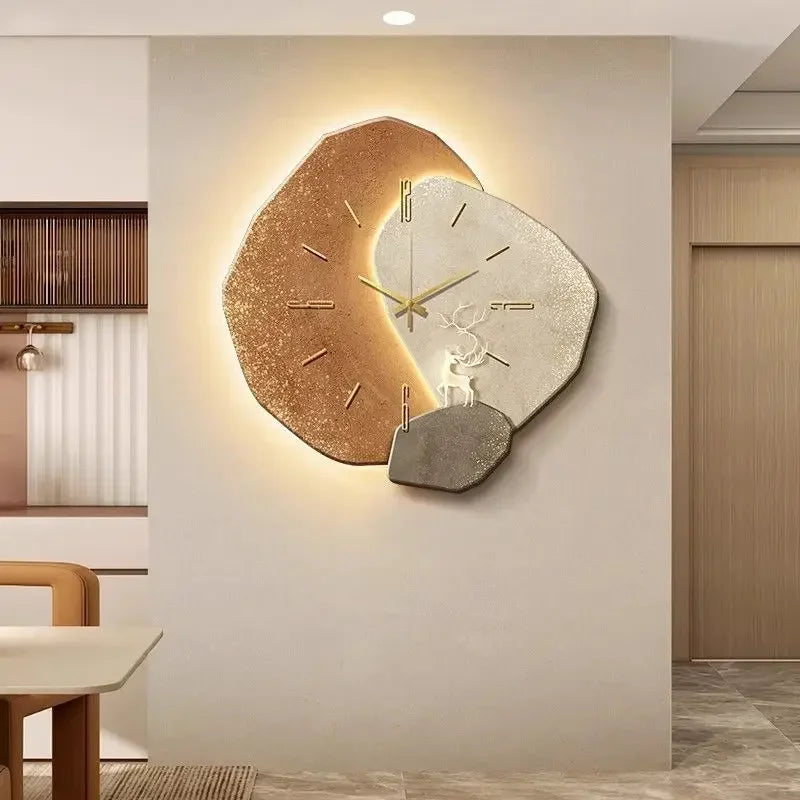 Auralume Circa | Horloge murale LED avec design moderne