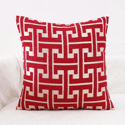 Amarae – Housse de coussin décorative brodée sans rembourrage pour canapé et salon