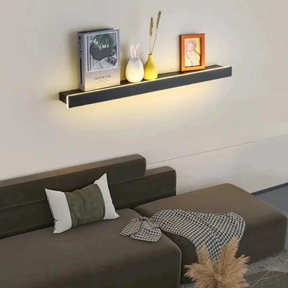 Luntheris | Applique LED moderna con mensola notturna integrata