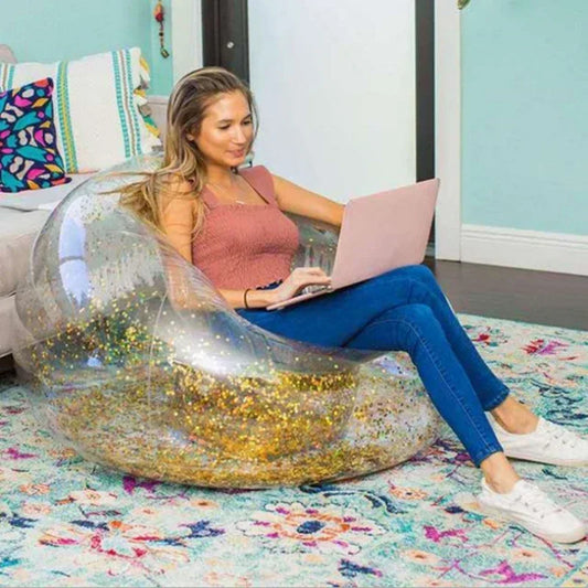 Skalvik Flow | Aufblasbarer PVC Lounge-Sessel für Innen & Außen