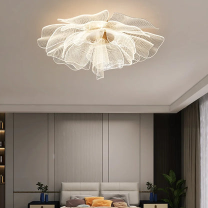 Caelora | Plafonnier LED en forme de fleur pour chambre et salon