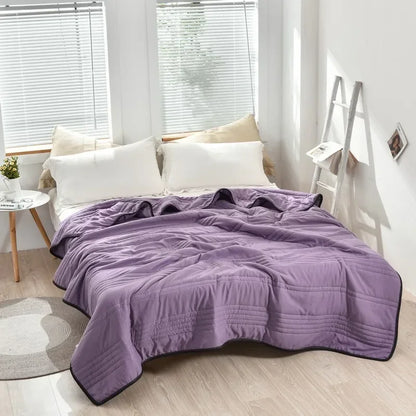 BrisaLyn Lite | Couverture pondérée estivale avec effet rafraîchissant pour nuits chaudes