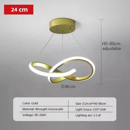 Nivoa Tynn | Lampada a sospensione LED sottile in stile scandinavo per corridoio e soggiorno